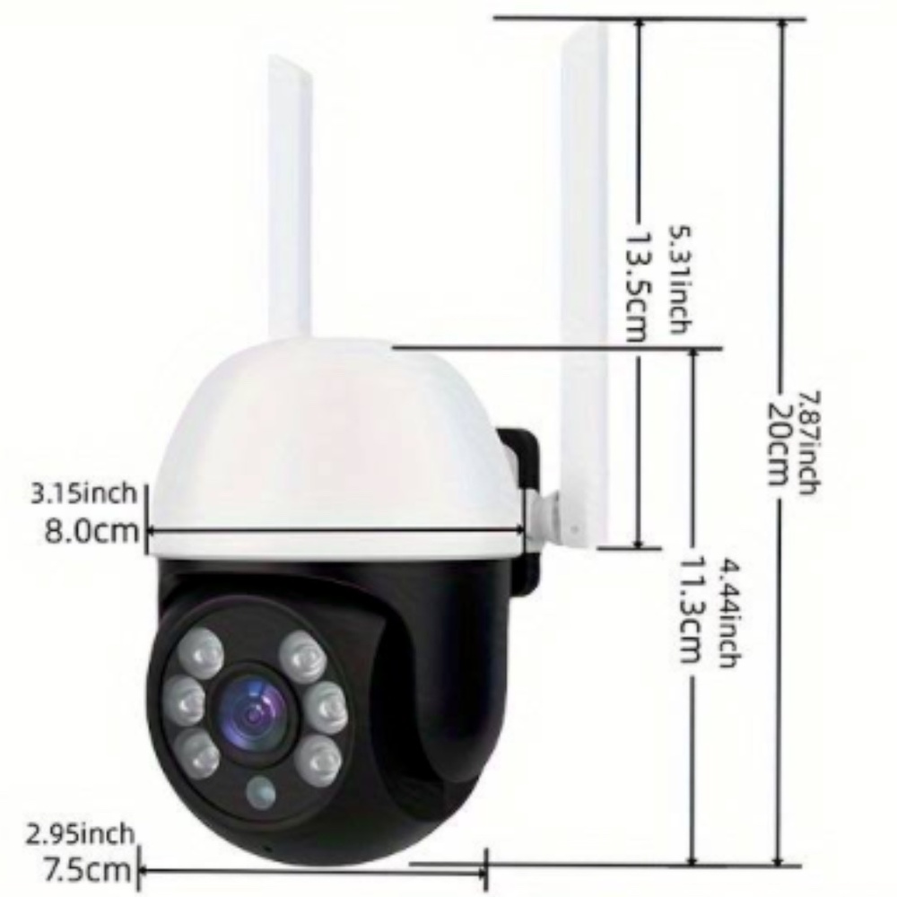 8 Units Outdoor High-definition WIFI Monitoring Cameras USB NIB - Picture 3 of 6